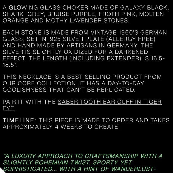 Vesper Obscura Layering Choker in Punk Rocks (Silver) - Picture 4 of 4